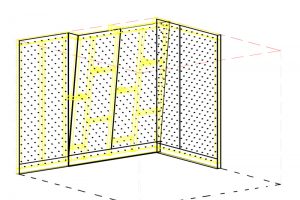 Mur d'escalade et SAE, croquis plan de conception par CLIMB IT escalade factory