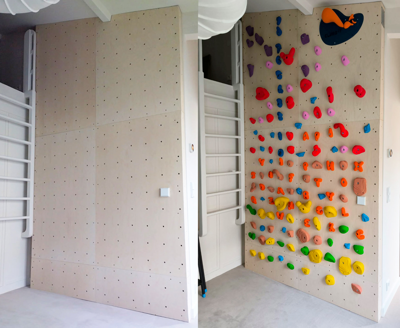 Mur d'escalade enfant sur mesure par CLIMB IT fabricant de murs d'escalade